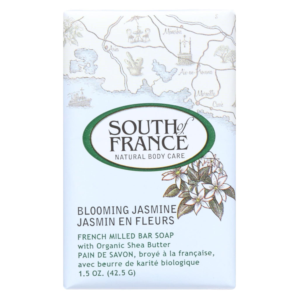 South Of France Bar Soap - Blooming Jasmine - Travel - 1.5 Oz - Case Of 12