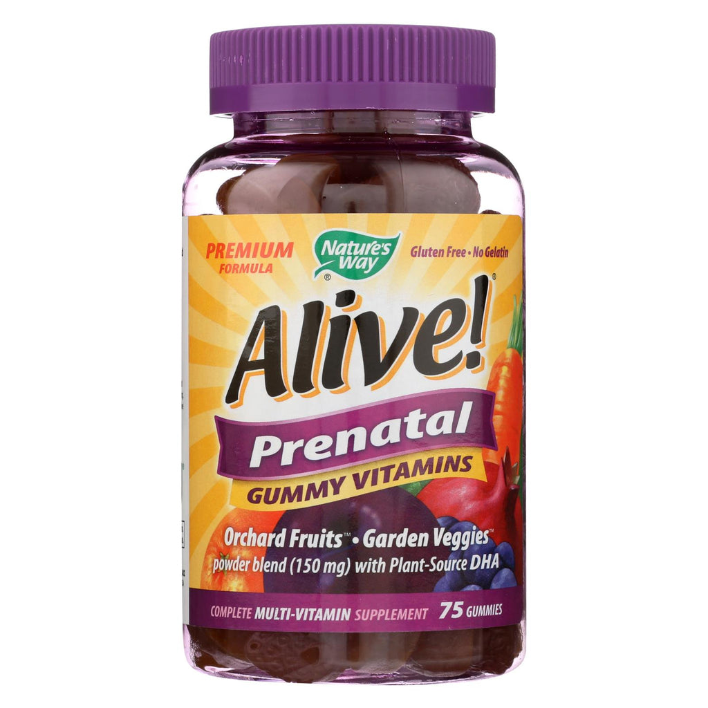 Nature's Way - Alive! Prenatal Multi-vitamin Gummies - 75 Gummies