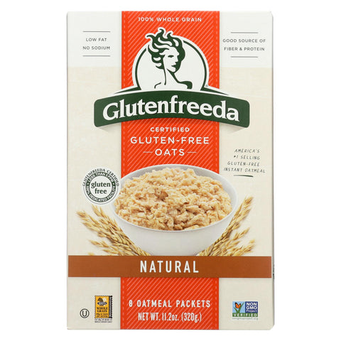 Gluten Freeda Natural Oatmeal - Case Of 8 - 11.2 Oz.