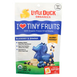 Little Duck Organics Freeze Dried Snacks - Blueberry And Banana - Case Of 6 - 0.75 Oz.