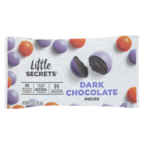 Little Secrets Dark Chocolate Candies - Classic Dark - Case Of 12 - 1.5 Oz.