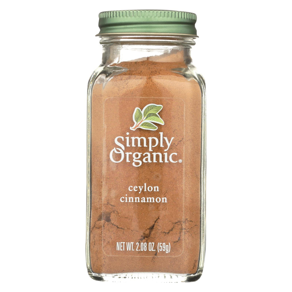 Simply Organic Ground Ceylon Cinnamon - Case Of 6 - 2.08 Oz.