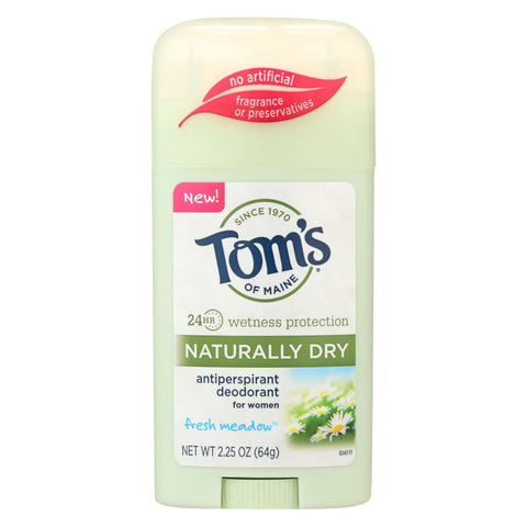 Toms Of Maine Deodorant - Naturally Dry - Stick - Fresh Meadow - 2.25 Oz - Case Of 6