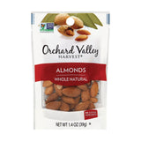 Orchard Valley Harvest Natural Whole Raw - Almonds - Case Of 14 - 1.4 Oz.