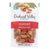 Orchard Valley Harvest Natural Whole Raw - Almonds - Case Of 14 - 1.4 Oz.