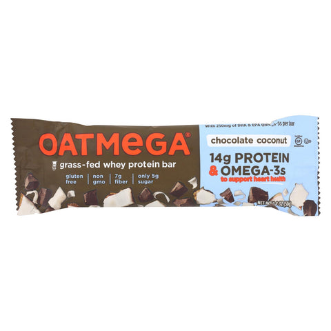 Oatmegabar Chocolate Crisp - Coconut - Case Of 12 - 1.8 Oz.