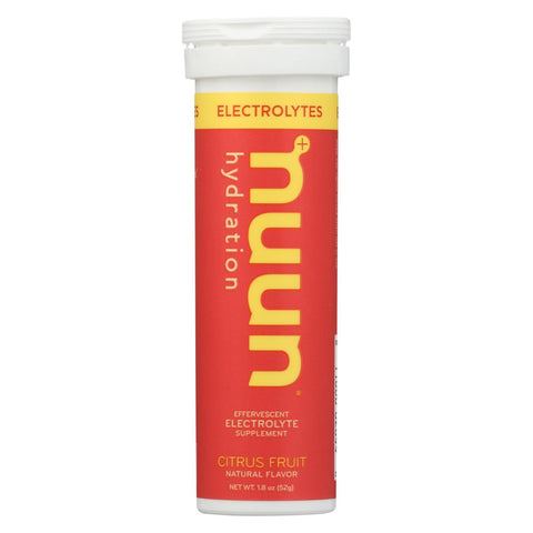 Nuun Hydration Nuun Active - Citrus Fruit - Case Of 8 - 10 Tablets