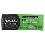 Organic Prairie Grass Fed Beef Mighty Bar - Bacon And Apple - Case Of 12 - 1oz Bars