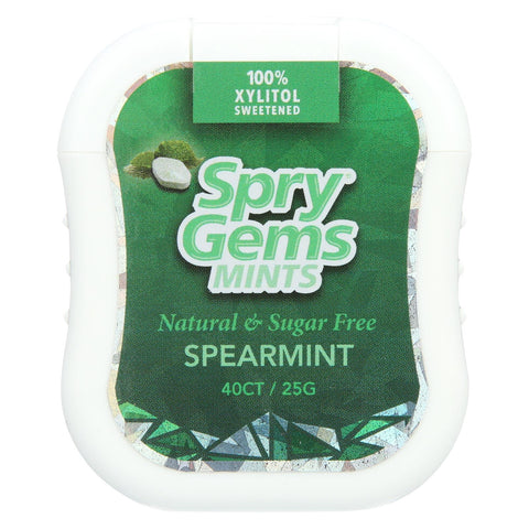 Spry Xylitol - Spearmint - Case Of 6 - 40 Count