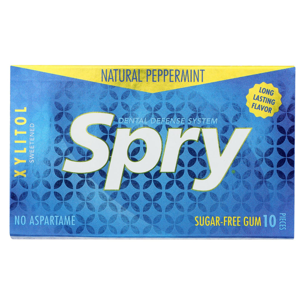 Spry Xylitol Gems - Peppermint - Case Of 20 - 10 Count