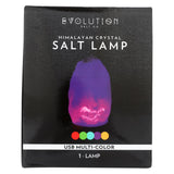 Evolution Salt Lamp - Usb - Natural - Multi Color Changing - 1 Count