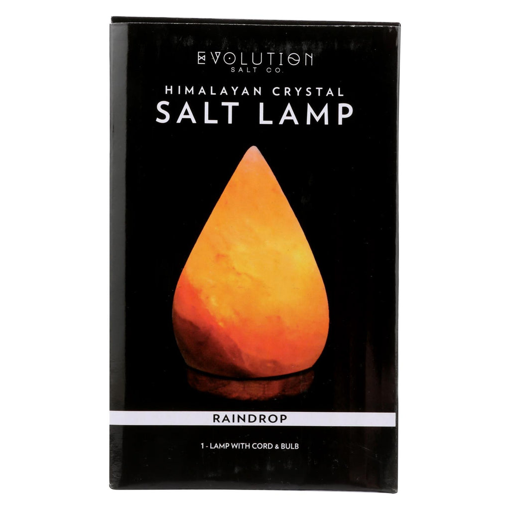 Evolution Salt Crystal Salt Lamp - Raindrop - 1 Count