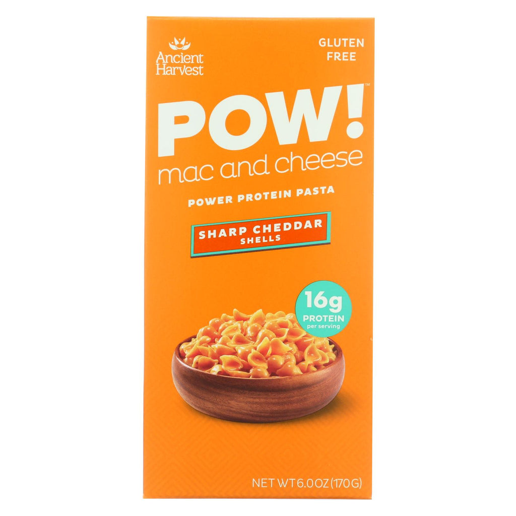 Ancient Harvest Mac And Cheese - Supergrain - Lentil And Quinoa - Sharp Cheddar With Shells - Gluten Free - 6.5 Oz - Case Of 6