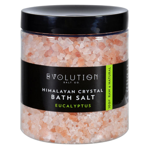 Evolution Salt Bath Salt - Himalayan - Coarse - Eucalyptus - 26 Oz