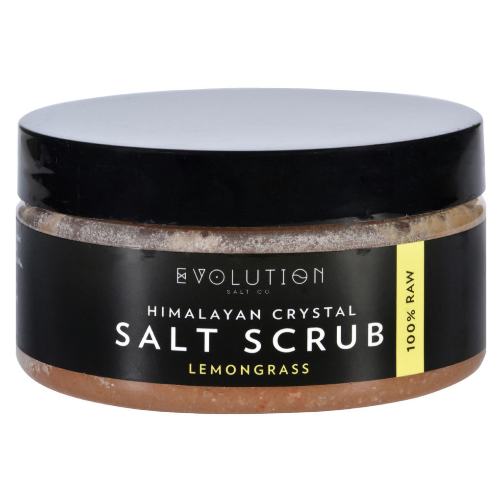 Evolution Salt Salt Scrub - Himalayan - Lemongrass - 12 Oz