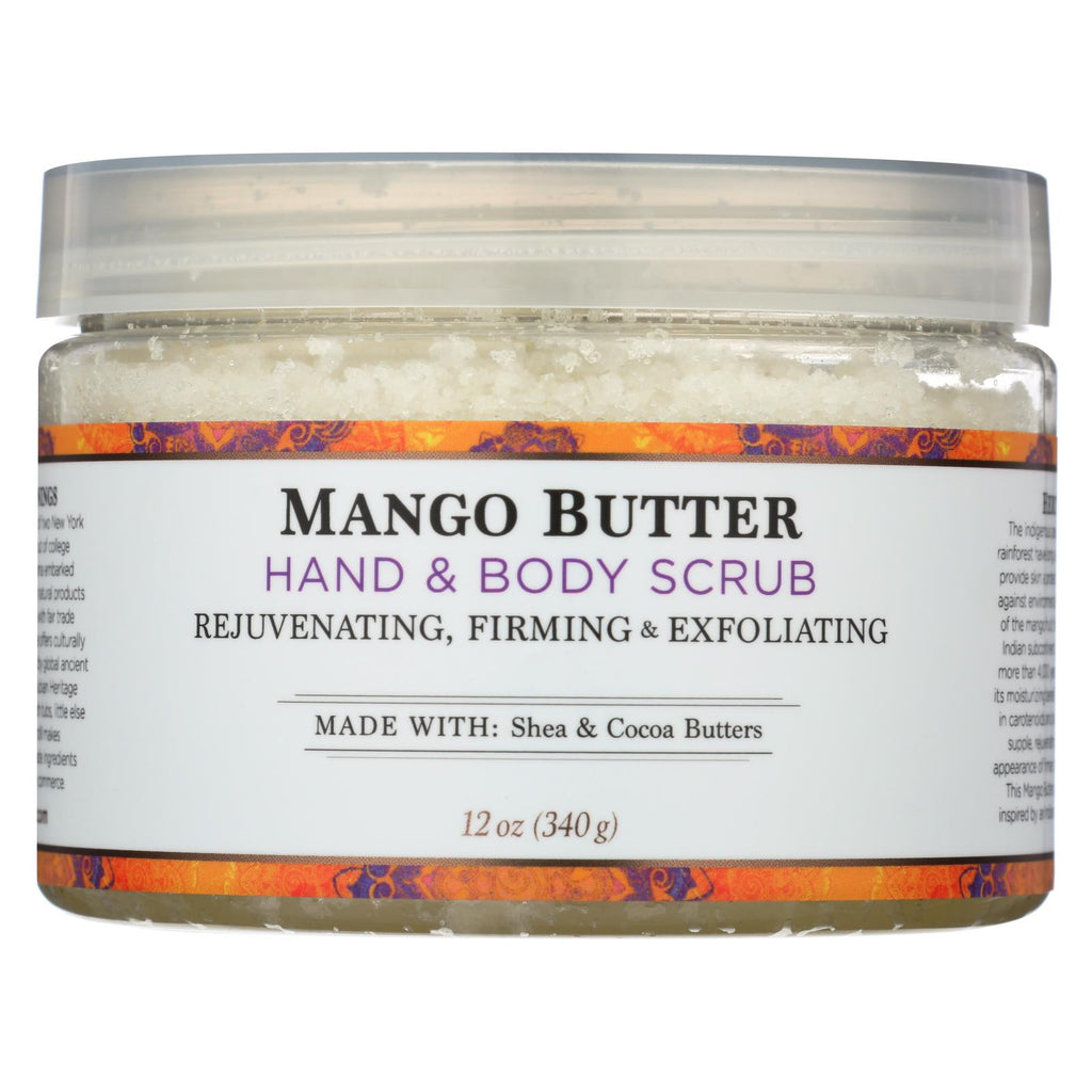 Nubian Heritage Hand And Body Scrub - Mango Butter - 12 Oz