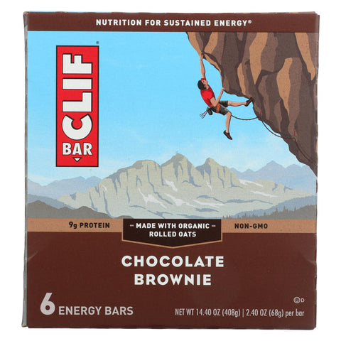 Clif Bar - Energy Bar - Chocolate Brownie - Case Of 6 - 6-2.4 Oz.