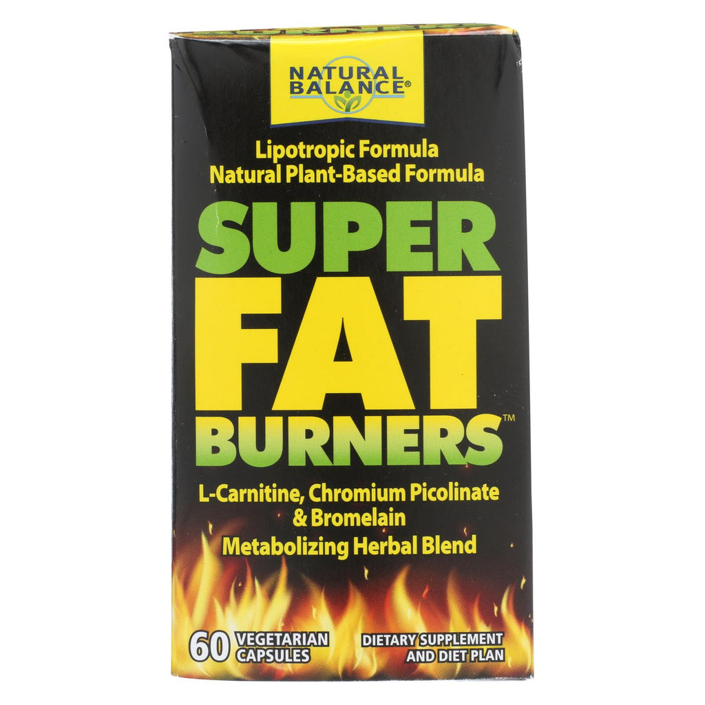 Natural Balance Super Fat Burners - 60 Vegetarian Capsules