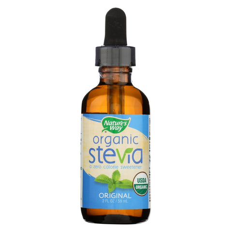 Nature's Way - Stevia - Organic - Original Unflavored - Drops - 2 Oz