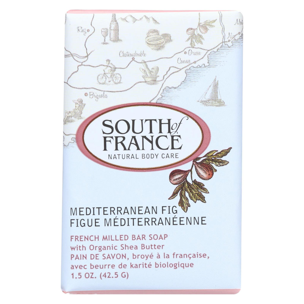 South Of France Bar Soap - Mediterranean Fig - Travel - 1.5 Oz - Case Of 12