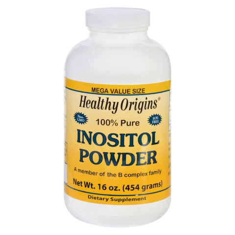 Healthy Origins Inositol Powder - 100 Percent Pure - 16 Oz