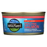 Wild Planet Wild Alaskan Pink Salmon - No Salt Added - Case Of 12 - 6 Oz.