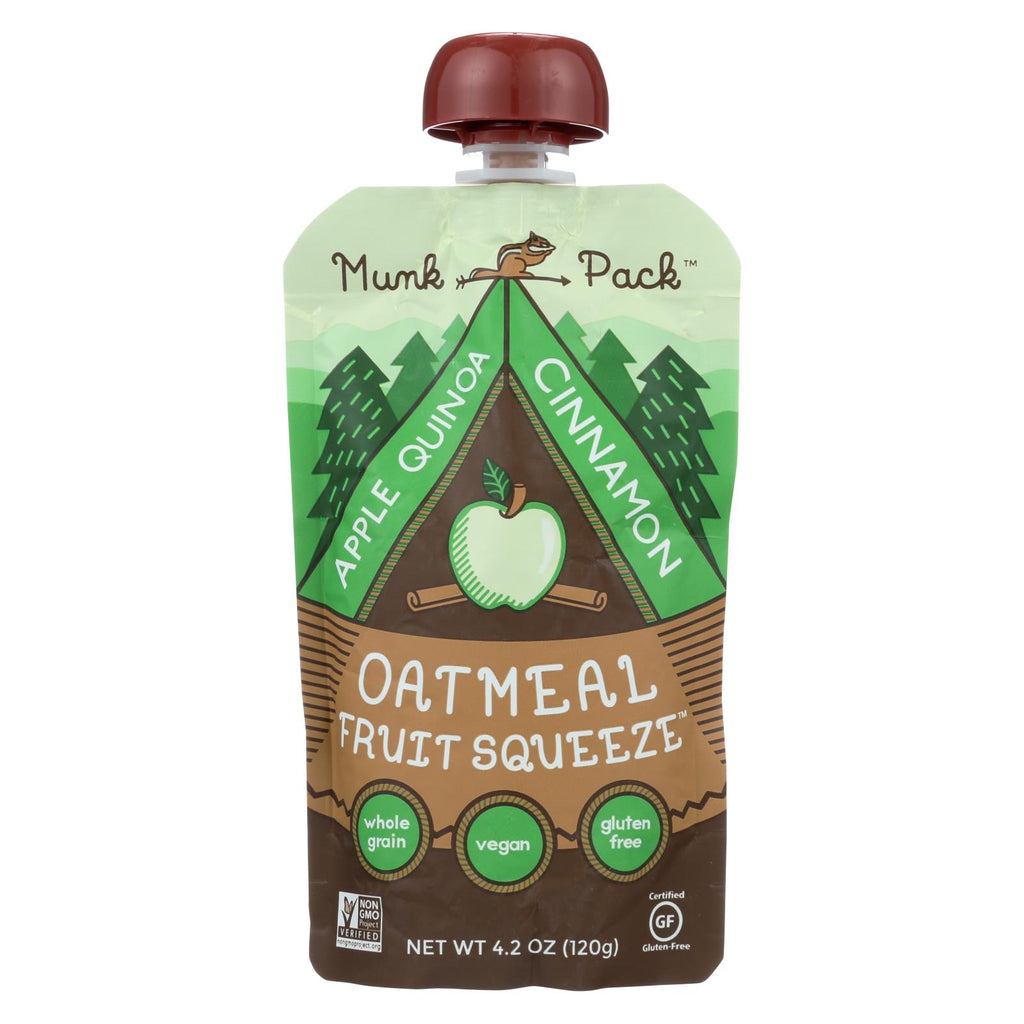 Munk Pack Apple Quinoa Cinnamon - Apple - Case Of 6 - 4.2 Oz.