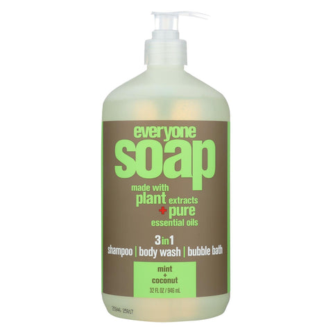 Eo Products - Hand Soap - Natural - Everyone - Liquid - Mint And Coconut - 32 Oz