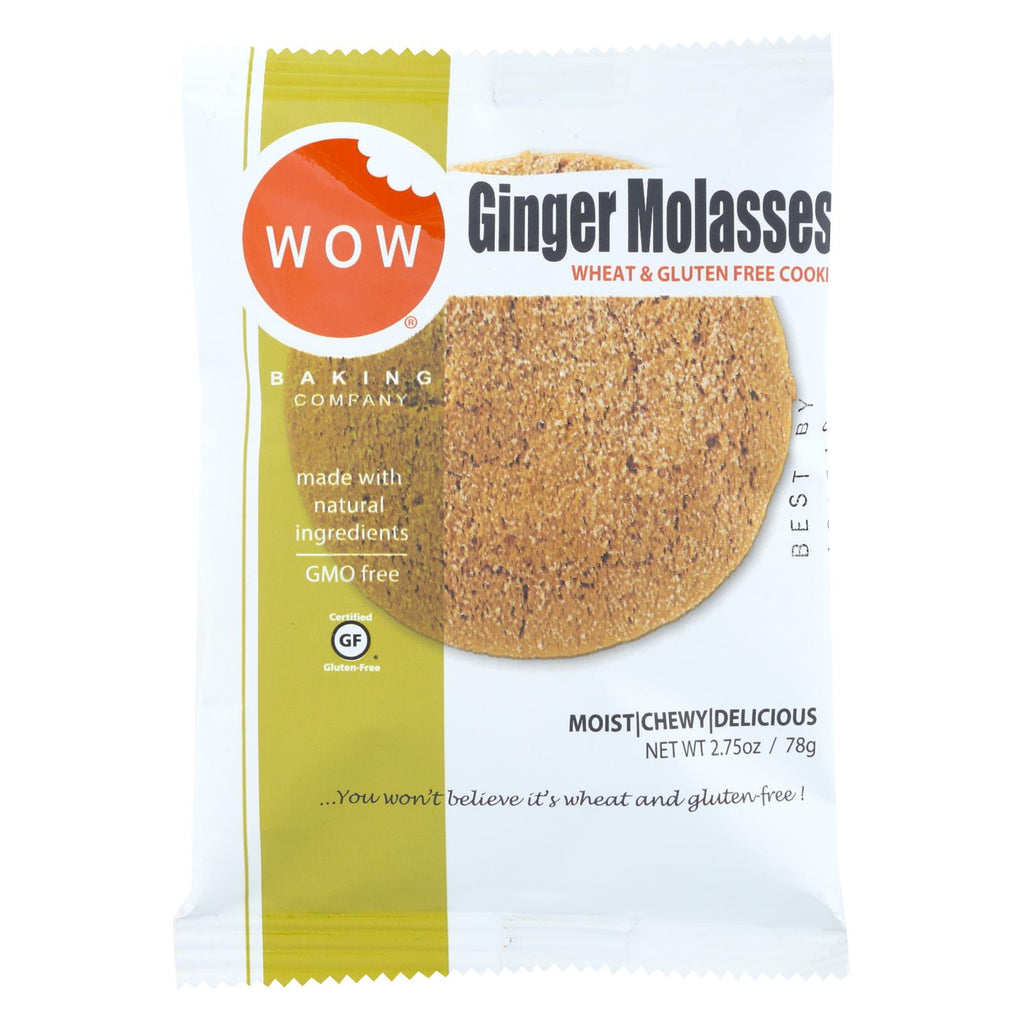 Wow Baking Cookie Ginger Molasses - Case Of 12 - 2.75 Oz.