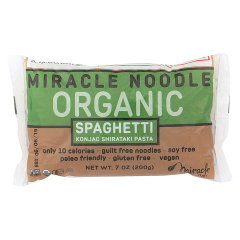 Miracle Noodle Shirataki Pasta - Organic Spaghetti - Case Of 6 - 7 Oz.