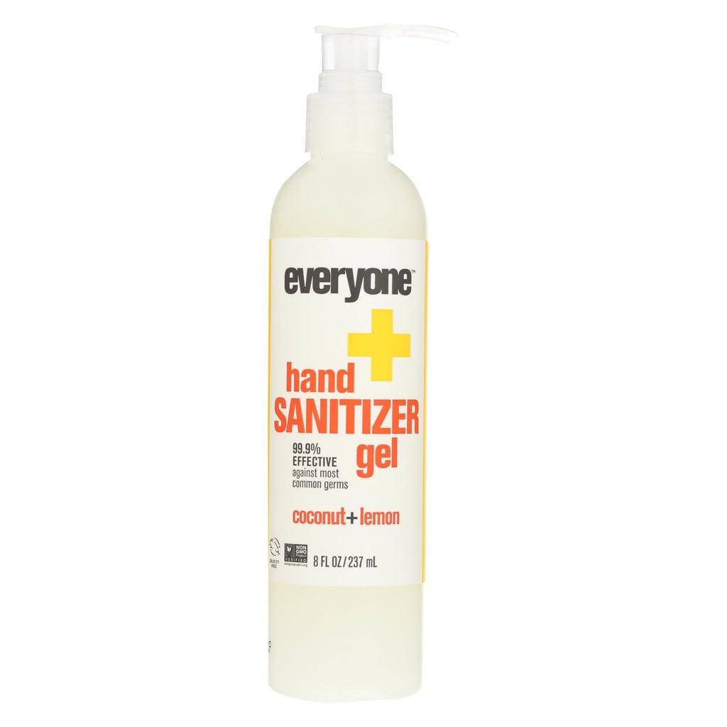 Everyone Hand Sanitizer Gel - Natural - Coconut And Lemon - 8 Oz