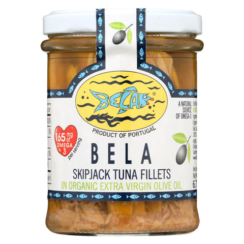 Bela-olhao Sardines Skip Jack Tuna Jar - Extra Virgin Olive Oil - Case Of 6 - 6.7 Oz