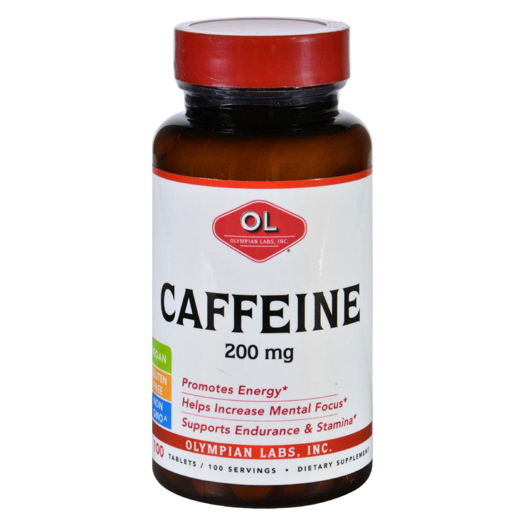 Olympian Labs Caffeine - 200 Mg - 100 Tablets