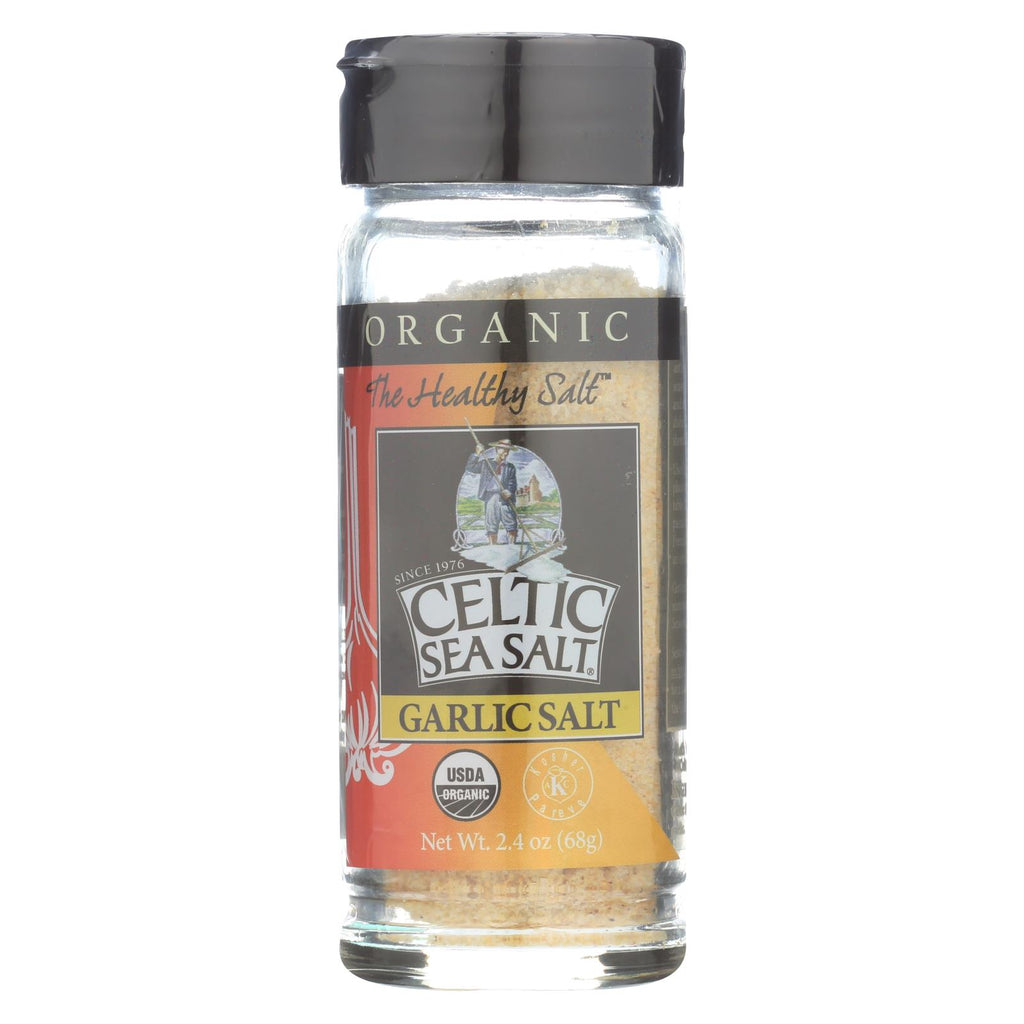 Celtic Sea Salt - Sea Salt - Garlic Salt - Case Of 6 - 3 Oz.