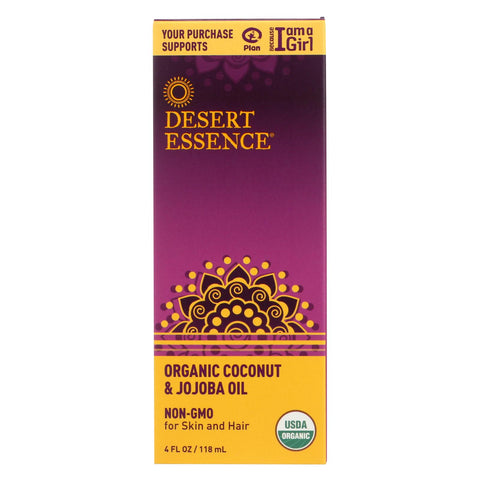 Desert Essence - Coconut And Jojoba Oil - Organic - 4 Oz