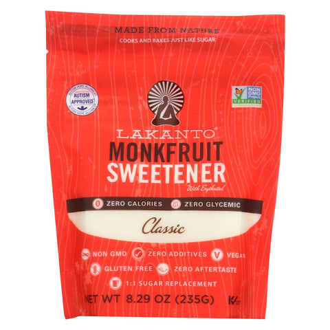 Lakanto - Monkfruit Sweetener - Case Of 8 - 8.29 Oz.