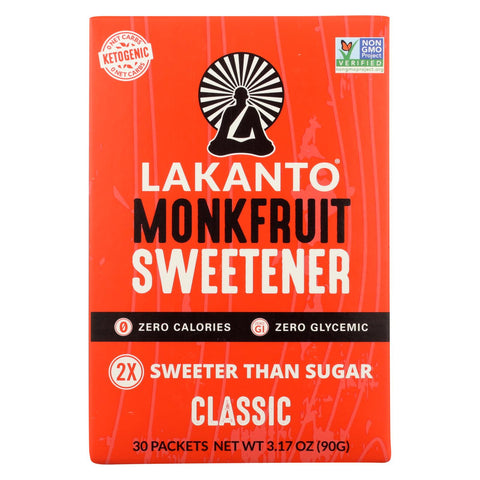 Lakanto - Monkfruit Sweetener - Classic - Case Of 8 - 3.17 Oz.