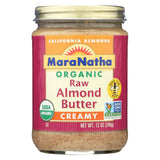 Maranatha Natural Foods Almond Butter - Creamy And Raw - Case Of 6 - 12 Oz.