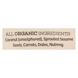 Go Raw - Organic Sprouted Cookies - Carrot Cake - Case Of 12 - 3 Oz.