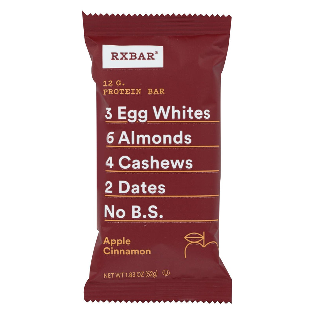 Rxbar - Protein Bar - Apple Cinnamon - Case Of 12 - 1.83 Oz.