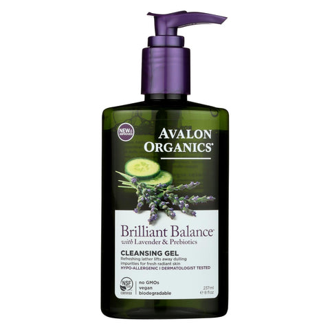 Avalon Brilliant Balance - Cleansing Gel - 8 Fl Oz.