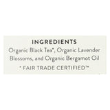 Choice Organic Gourmet Black Tea - Earl Grey Lavender - Case Of 6 - 16 Count