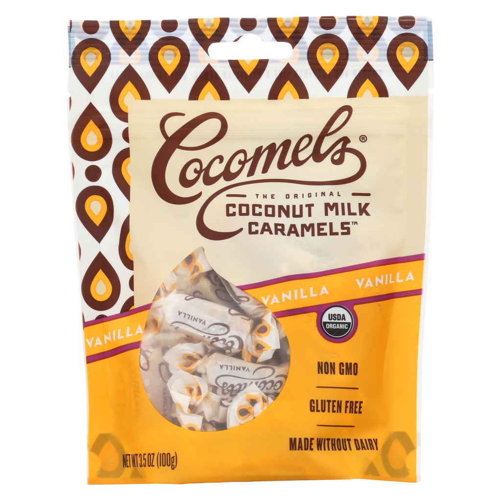 Cocomel - Organic Coconut Milk Caramels - Vanilla - Case Of 6 - 3.5 Oz.