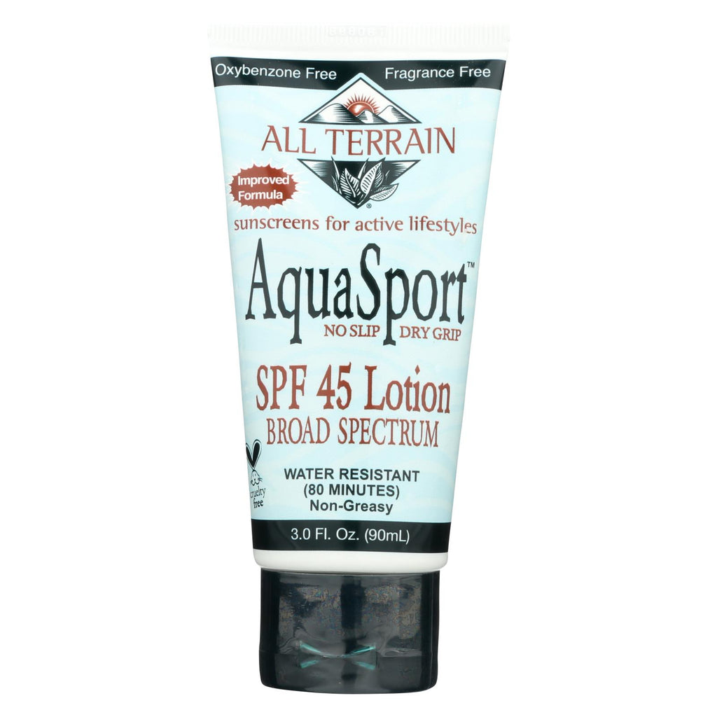 All Terrain - Aquasport Lotion - Spf 45 - 3 Oz