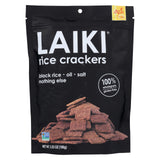 Laiki Rice Crackers - Black - Case Of 8 - 3.5 Oz.