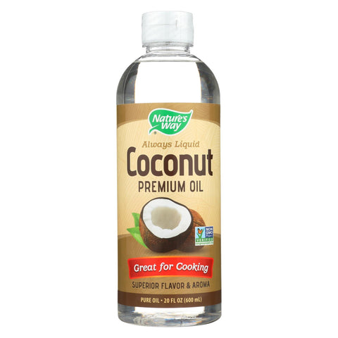 Nature's Way - Coconut Premium Oil - Liquid - 20 Fl Oz.