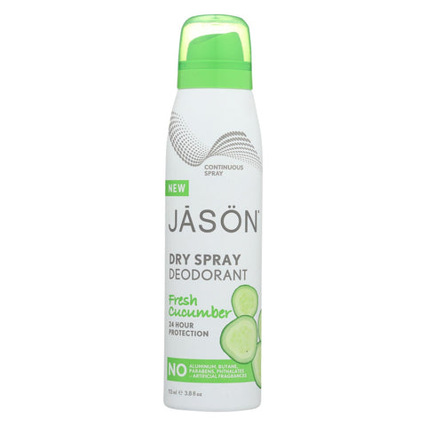 Jason Natural Products Spray Deodorant - Fresh Cucumber - 3.8 Oz.