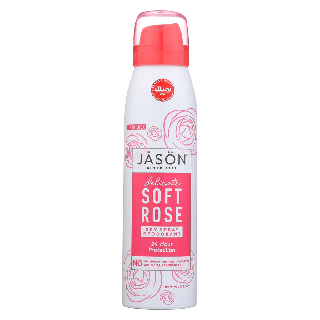 Jason Natural Products Spray Soft Deodorant - Rose - 3.8 Oz.