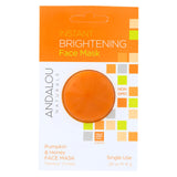 Andalou Naturals Instant Brightening Face Mask - Pumpkin & Honey - Case Of 6 - 0.28 Oz