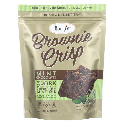 Dr. Lucy's - Brownie Crisps - Mint - Case Of 8 - 4.5 Oz.